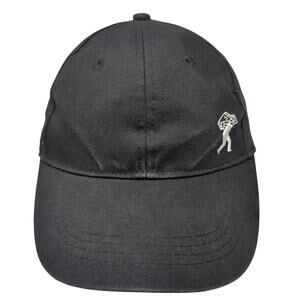 Jameson Slideback Baseball Cap Black One Size Adjustable Embroidered 6 Panel